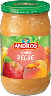 Andros Compote Pomme Pêche packshot