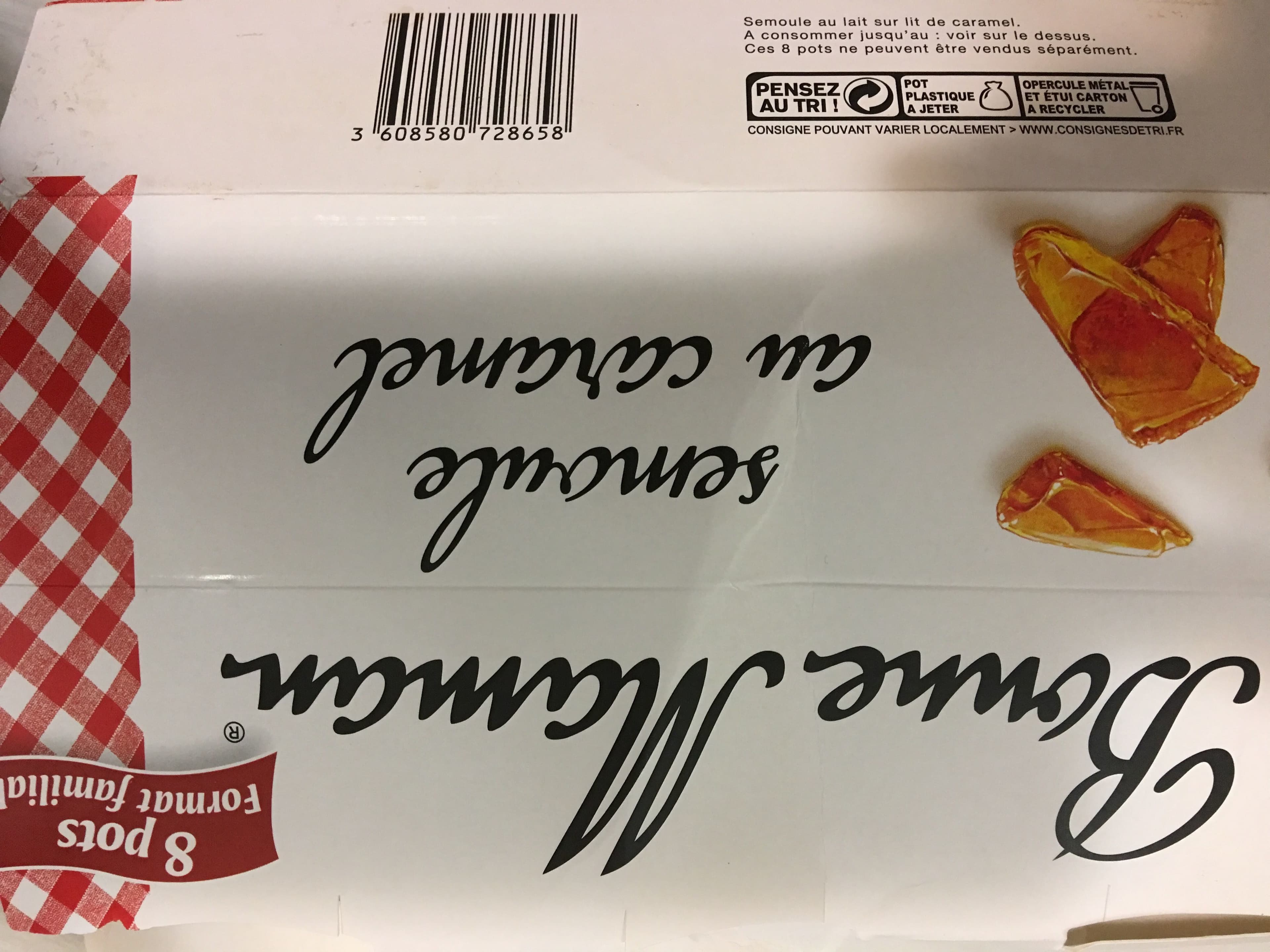 Bonne Maman Semoule au Caramel packshot