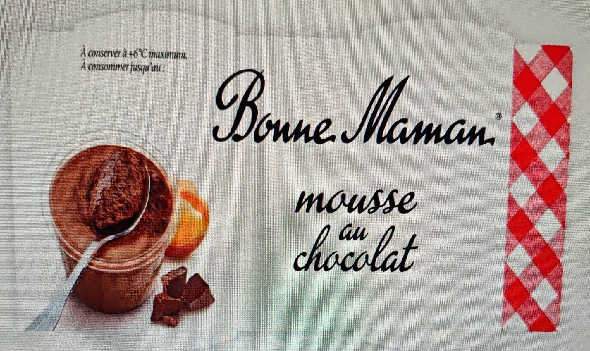 Bonne Maman Mousse au Chocolat aux Œufs Frais packshot