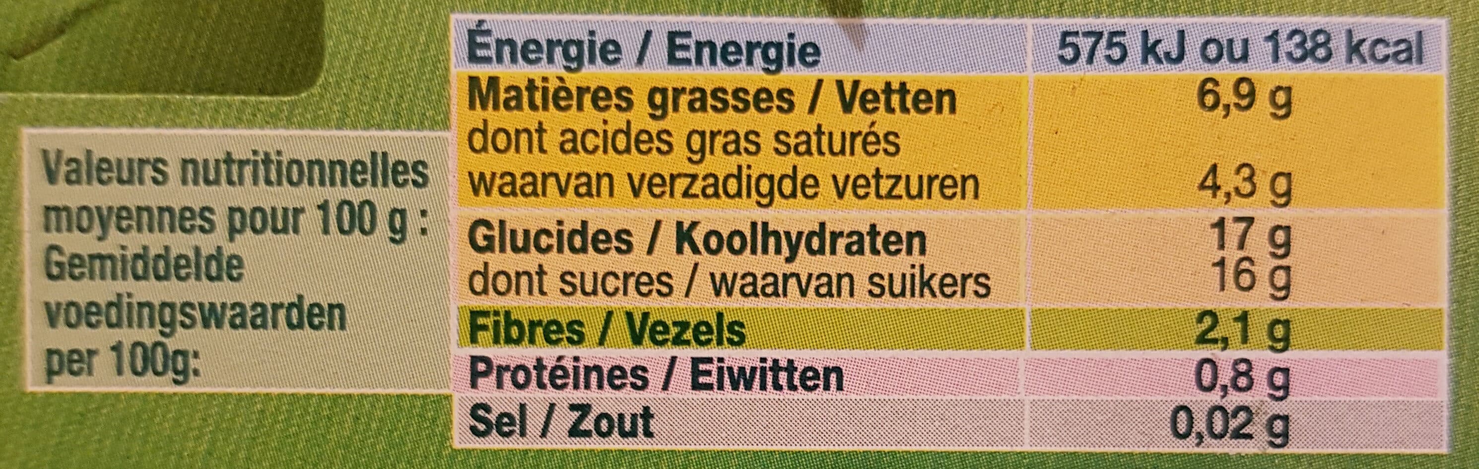 Andros Liégeois pomme framboise sur coulis de cassis packshot