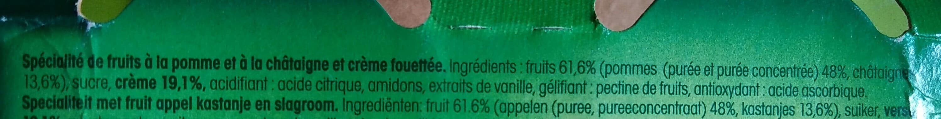 Andros Liégeois Pomme Châtaigne packshot