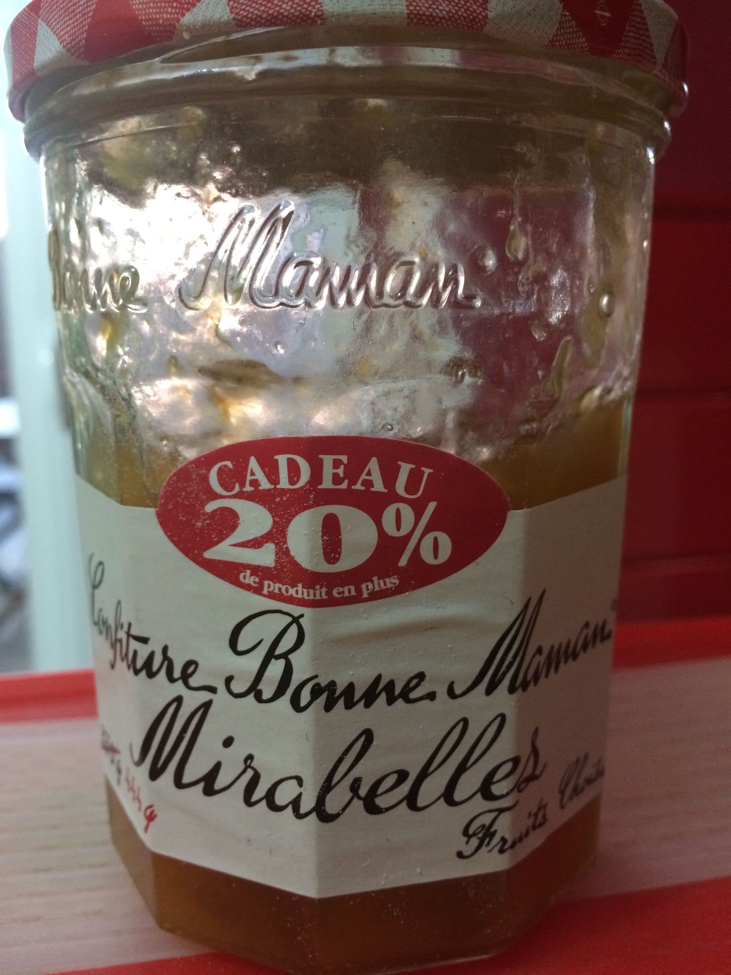 Bonne Maman Confiture Mirabelles packshot