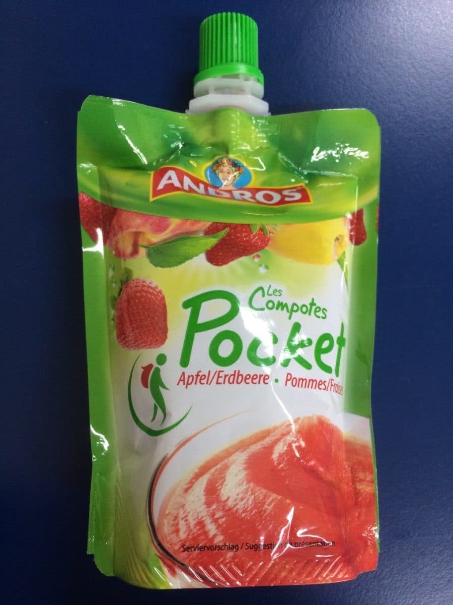 Andros Compote Pommes Fraises packshot