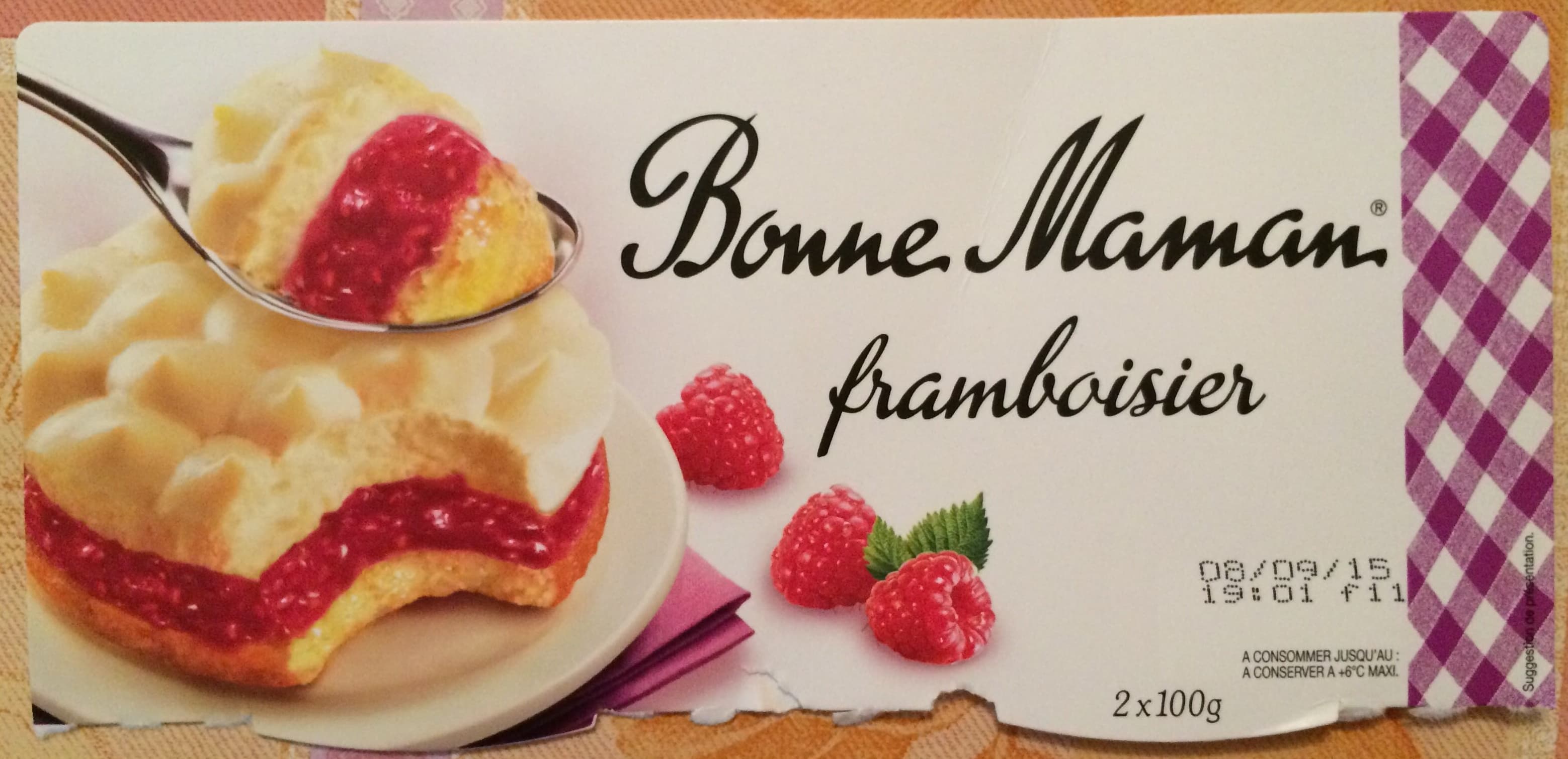 Bonne Maman Framboisier packshot