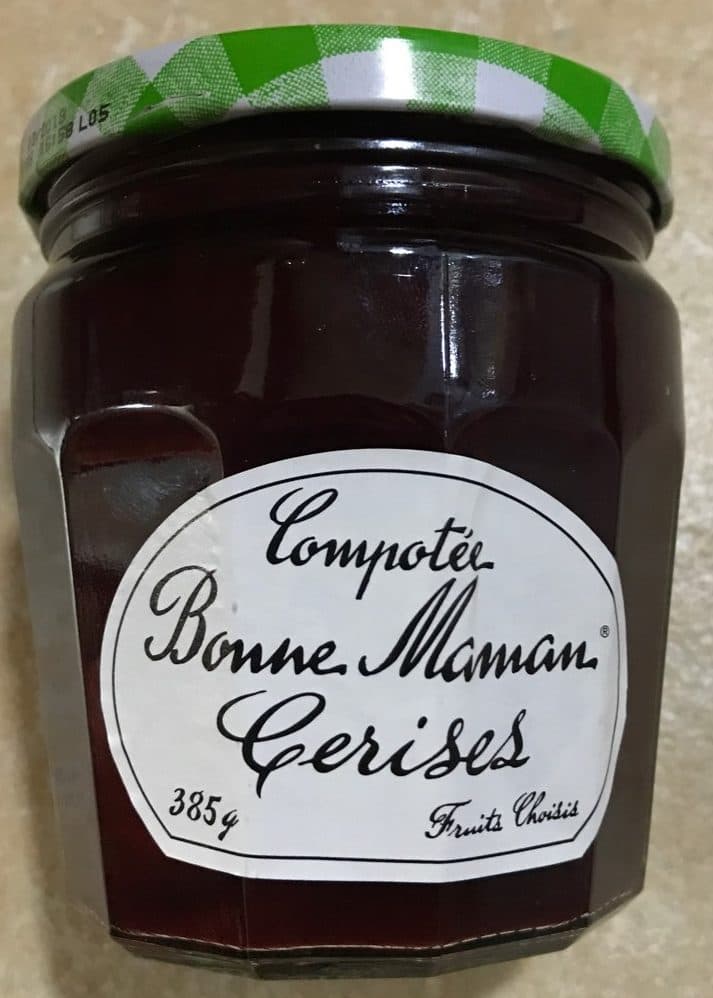 Bonne Maman Compotée de Cerises packshot