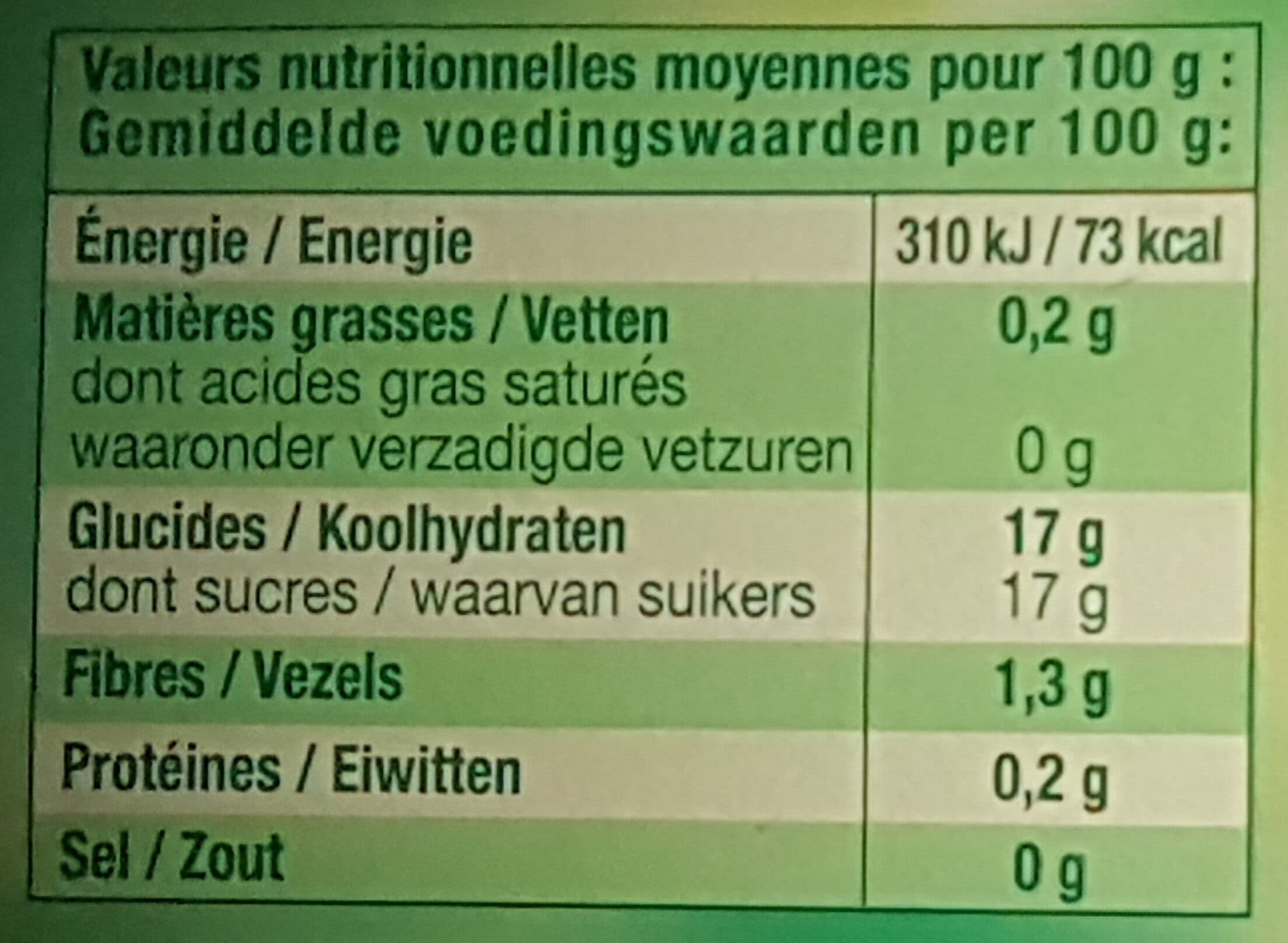 Andros dessert fruitier pommes nature packshot