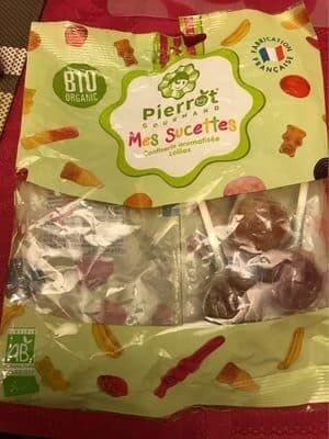 PIERROT GOURMAND BIO Mes Sucettes confiserie aromatisée Lollies packshot