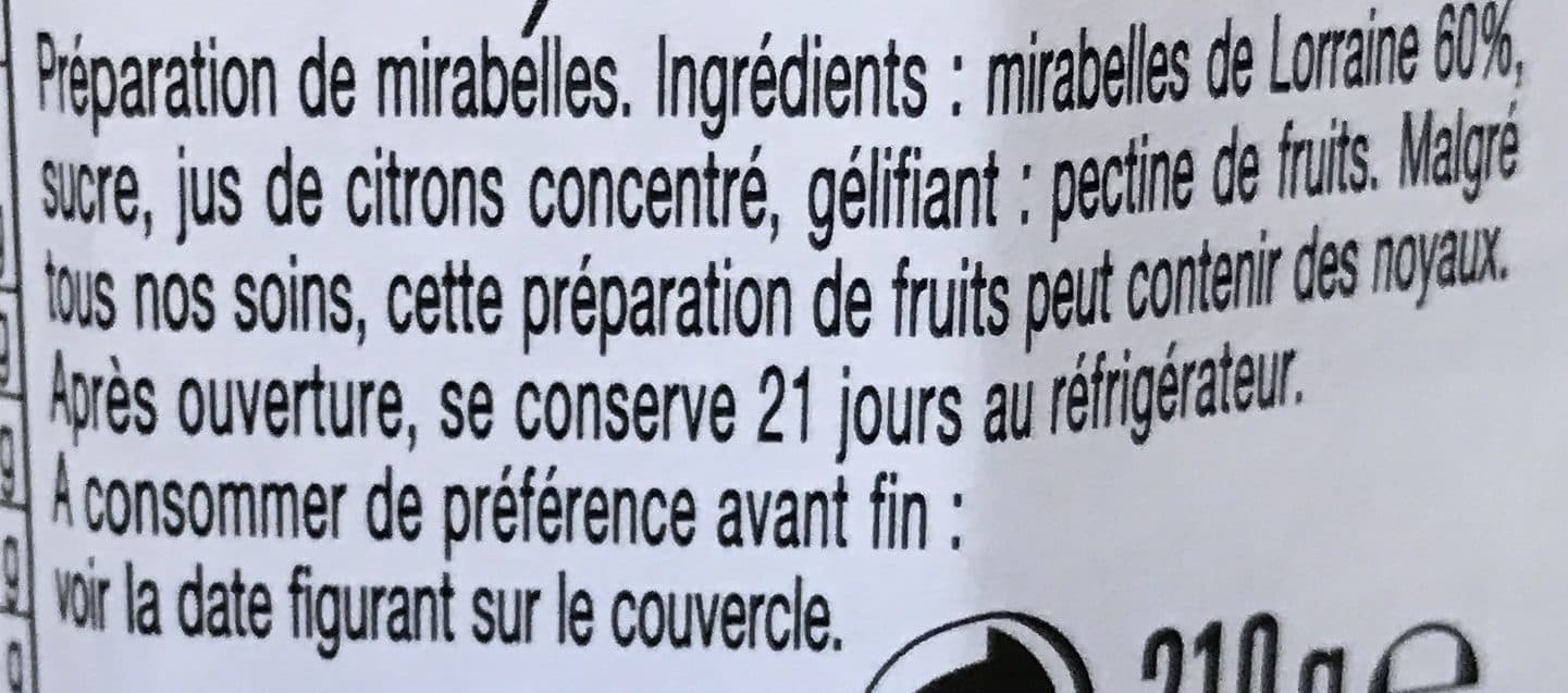 Bonne Maman Mirabelles de Lorraine packshot