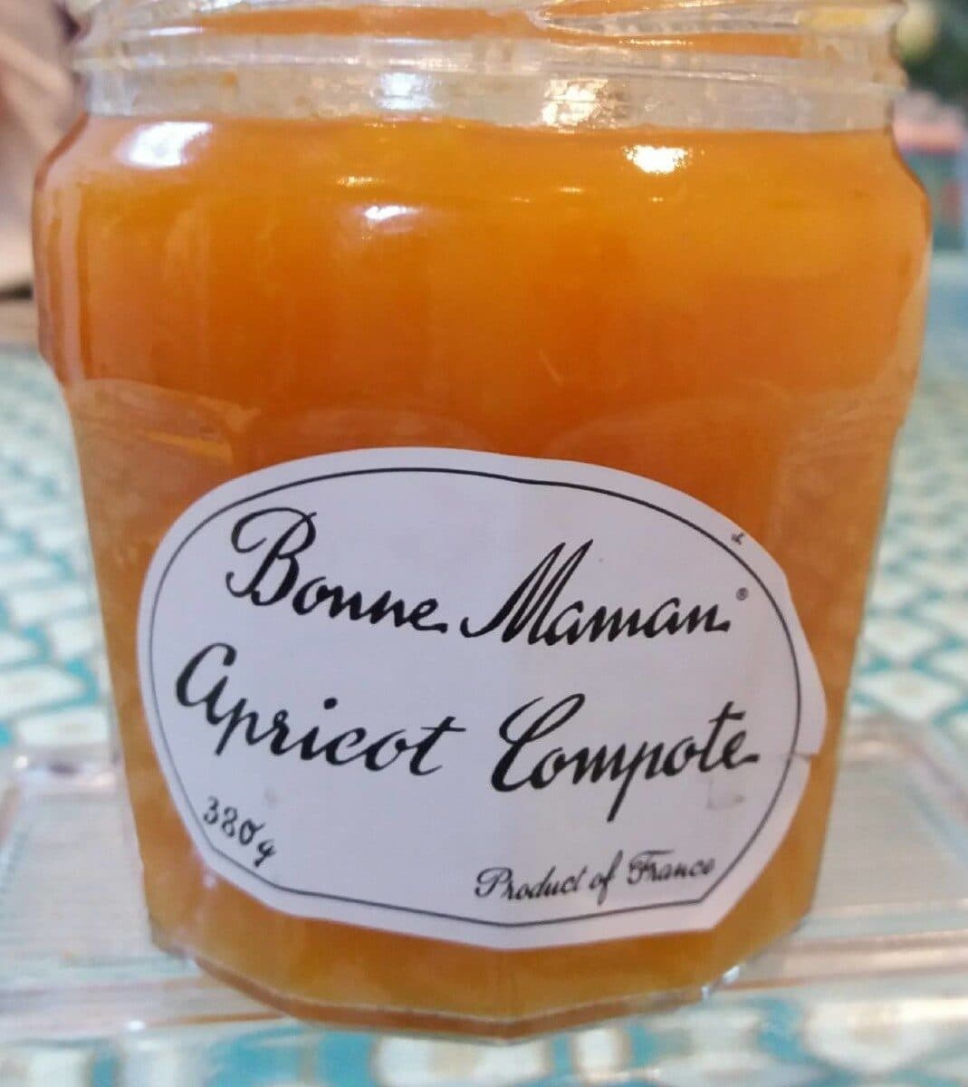 Bonne Maman Apricot compote packshot