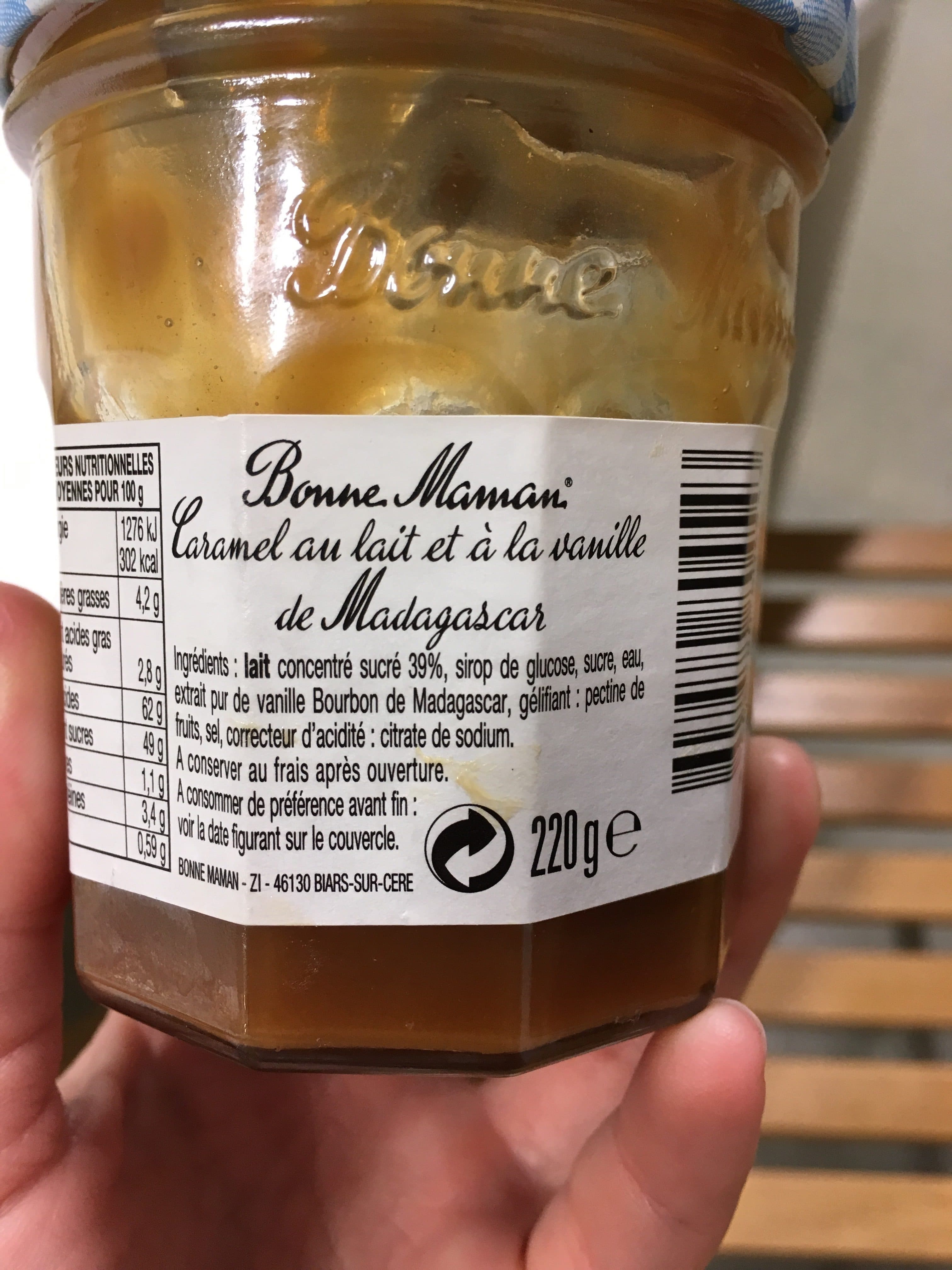 Bonne Maman Caramel à la vanille packshot