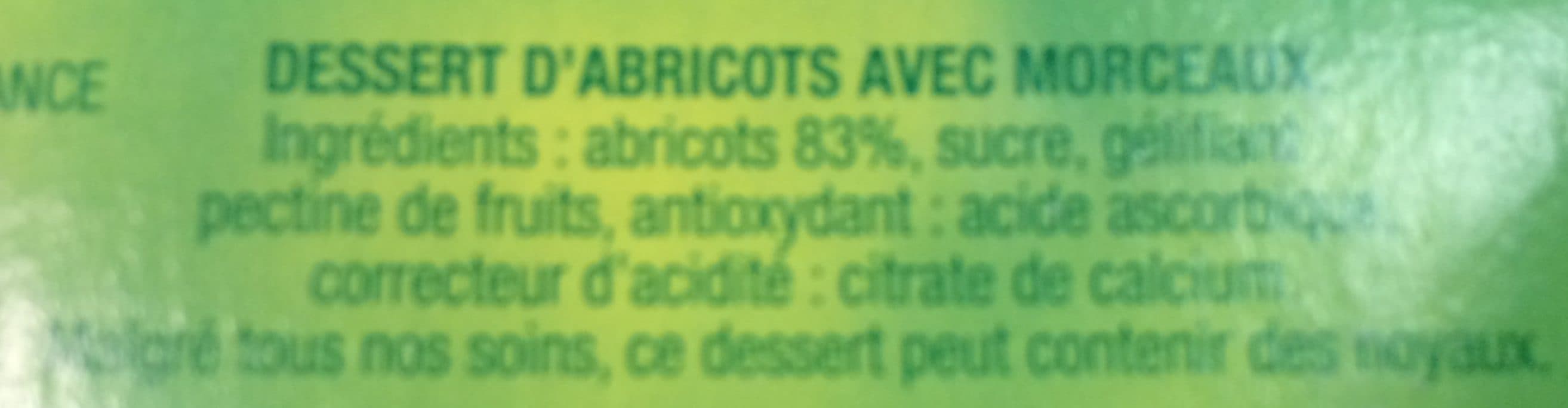 Andros Délice en morceaux Abricot packshot