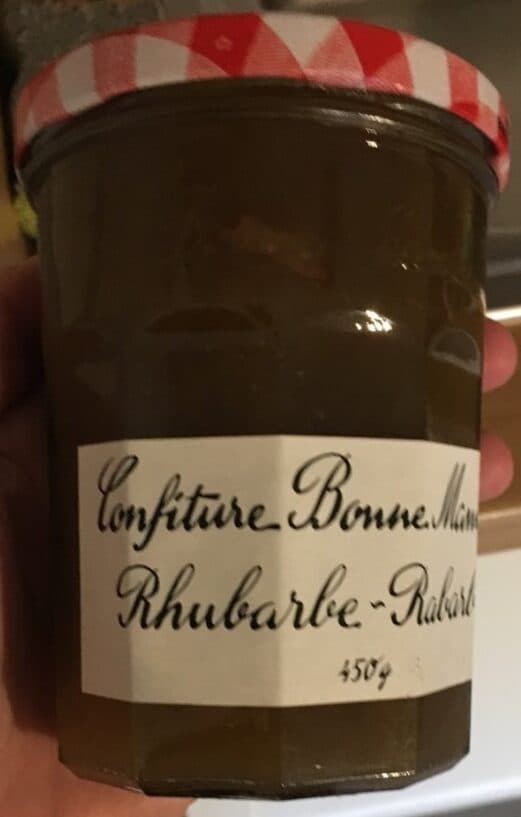 Bonne Maman Confiture rhubarbe packshot