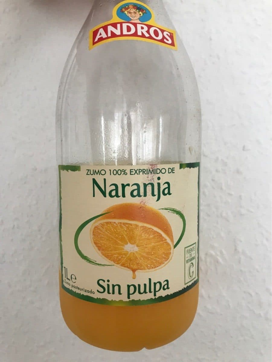 Andros Jus orange sans pulpe packshot
