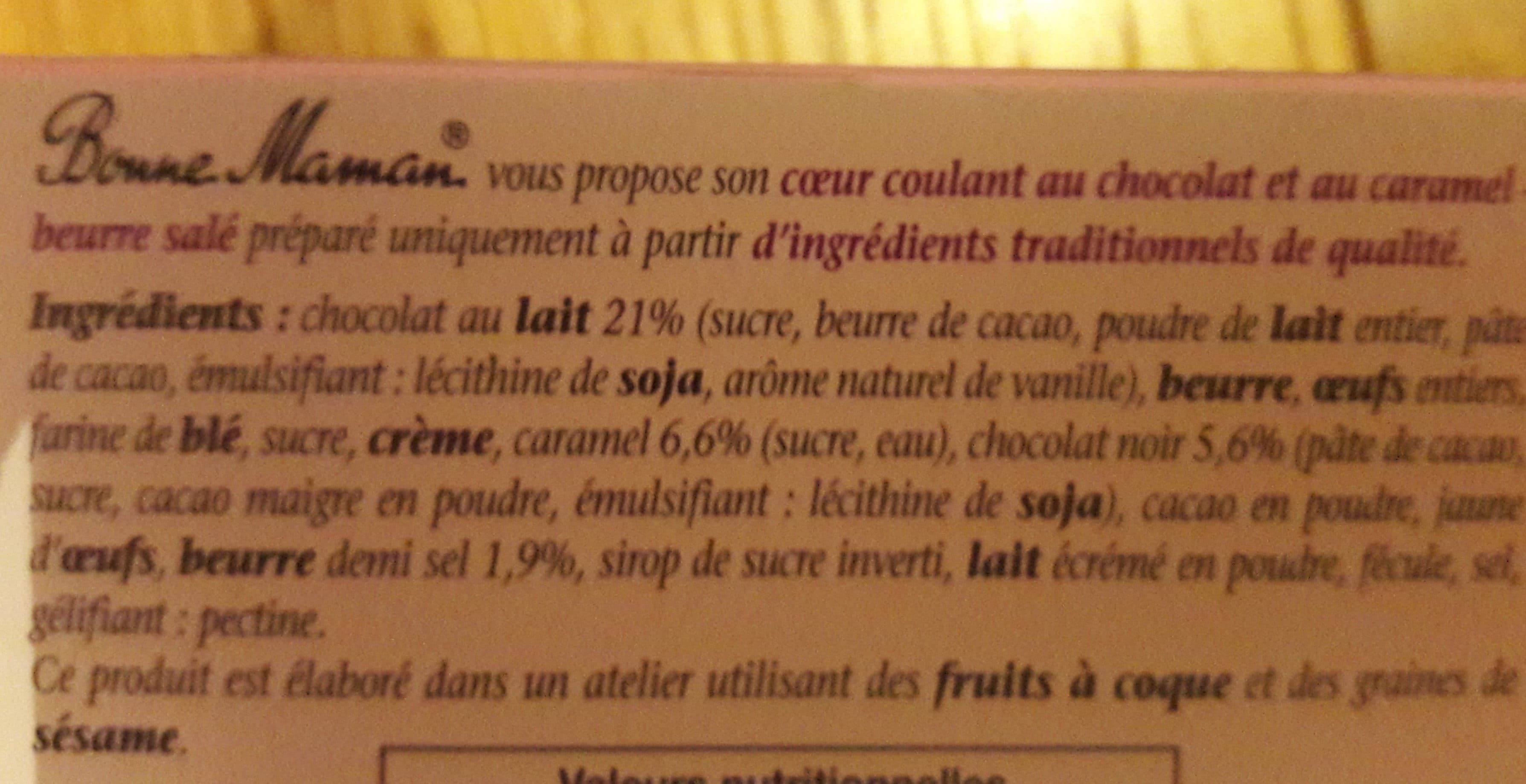 Bonne Maman Bonne Maman coeur coulant 2x80g packshot
