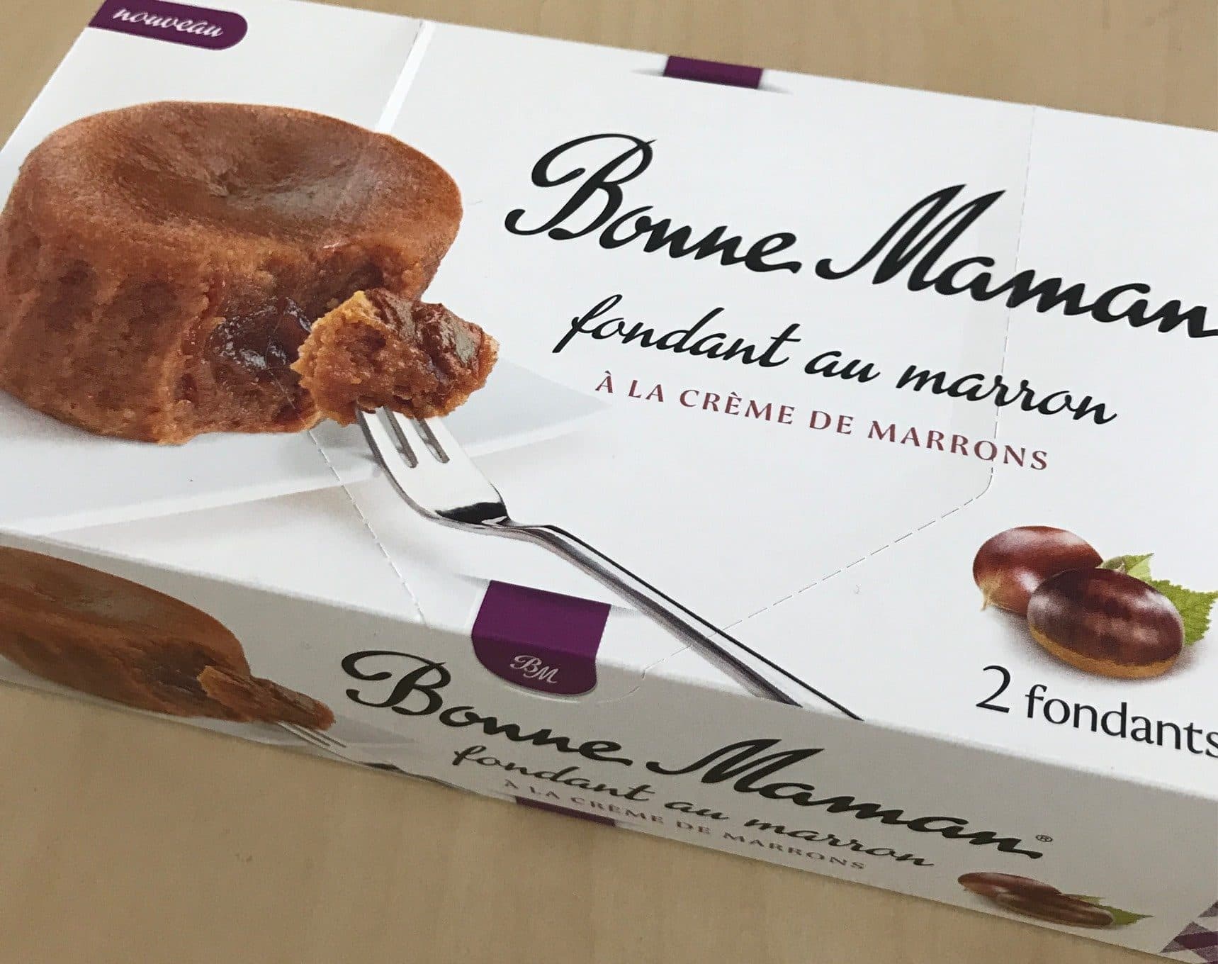 Bonne Maman Fondant au Marron packshot