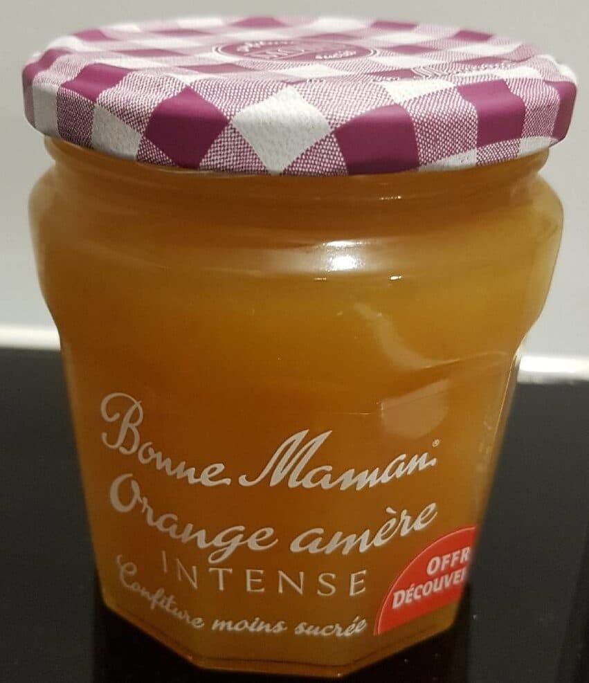 Bonne Maman Orange amère intense packshot