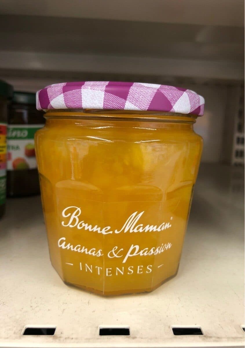 Bonne Maman Ananas & Passion INTENSES packshot