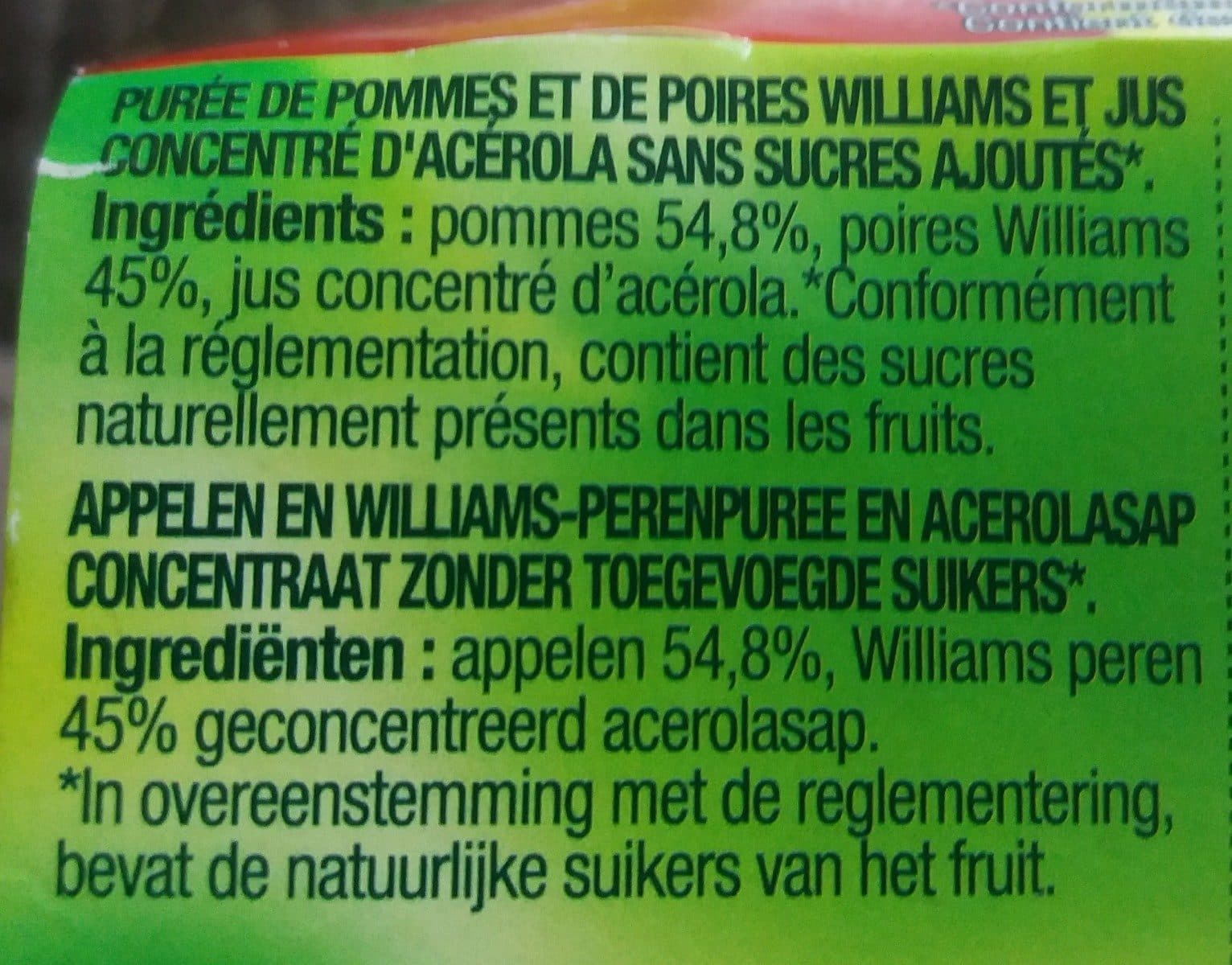 Andros Compote pomme poire packshot