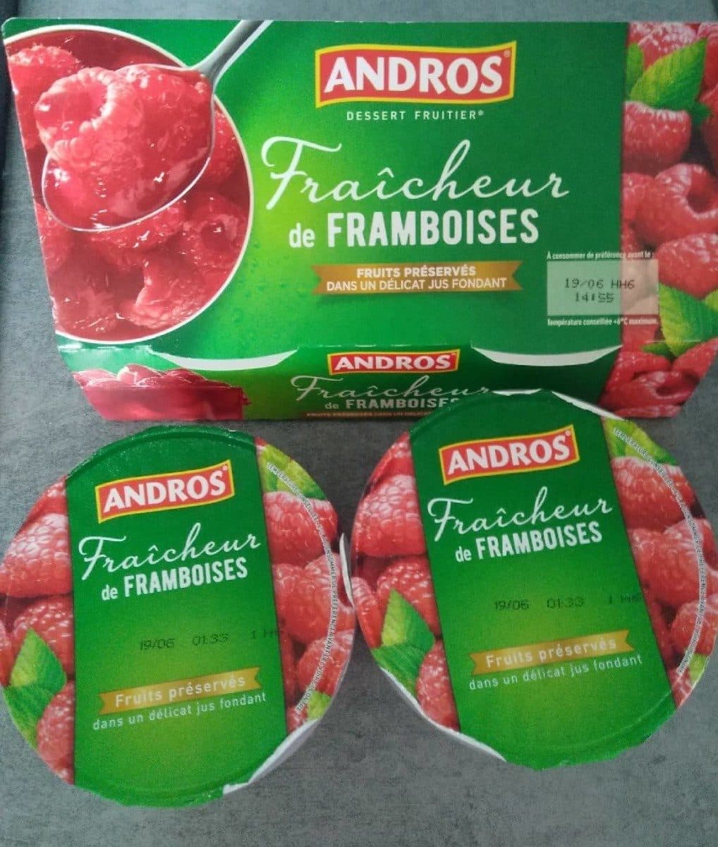 Andros Fraicheur de framboise packshot