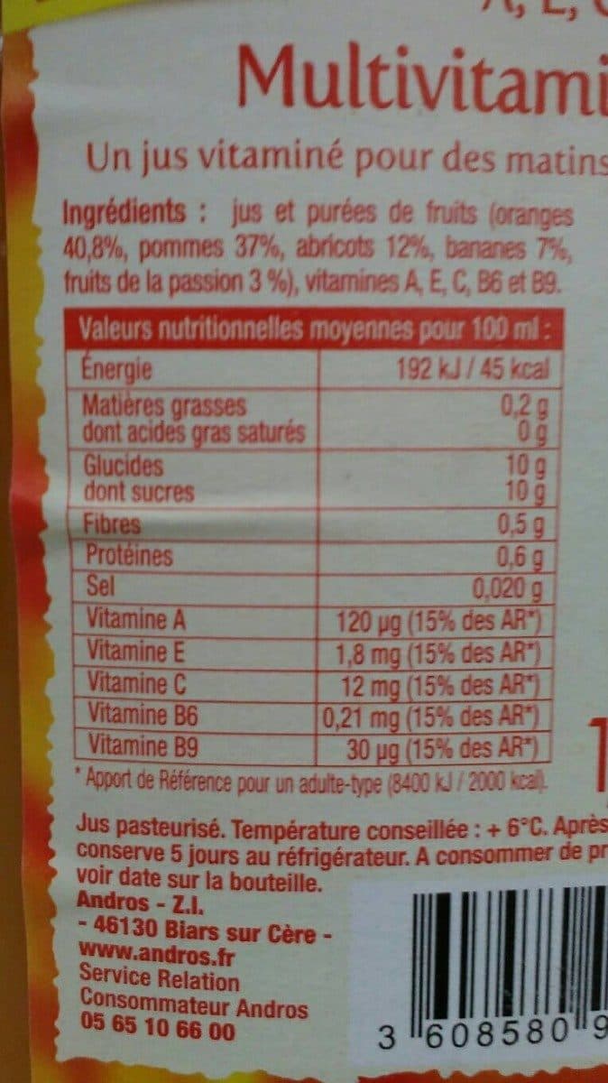 Open Food Facts multi vitamines 1,5l packshot