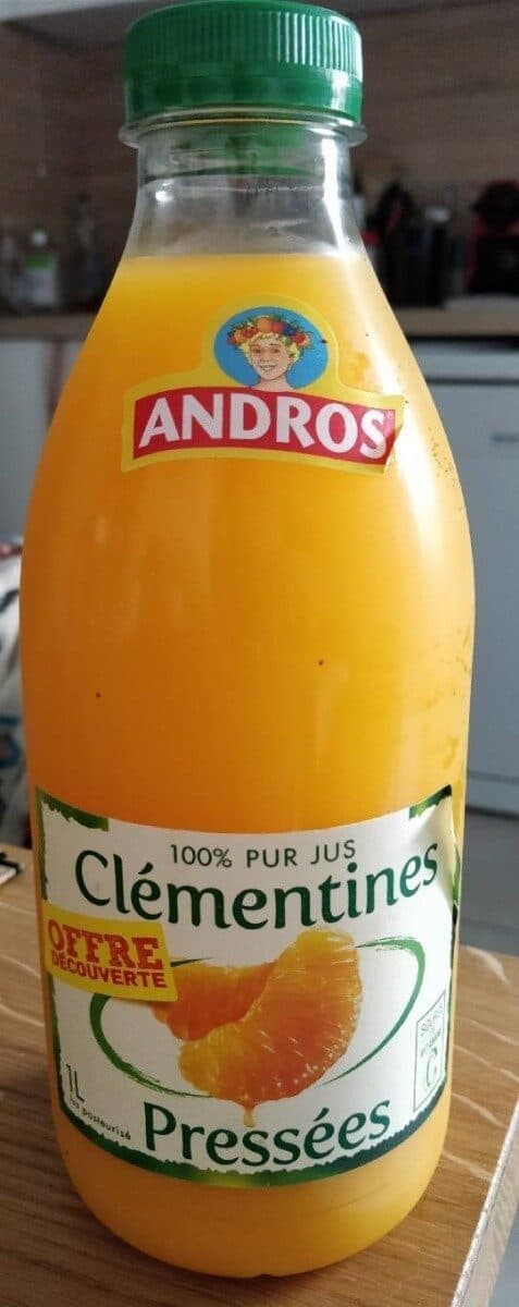 Andros 100% Pur Jus Clémentines pressées packshot
