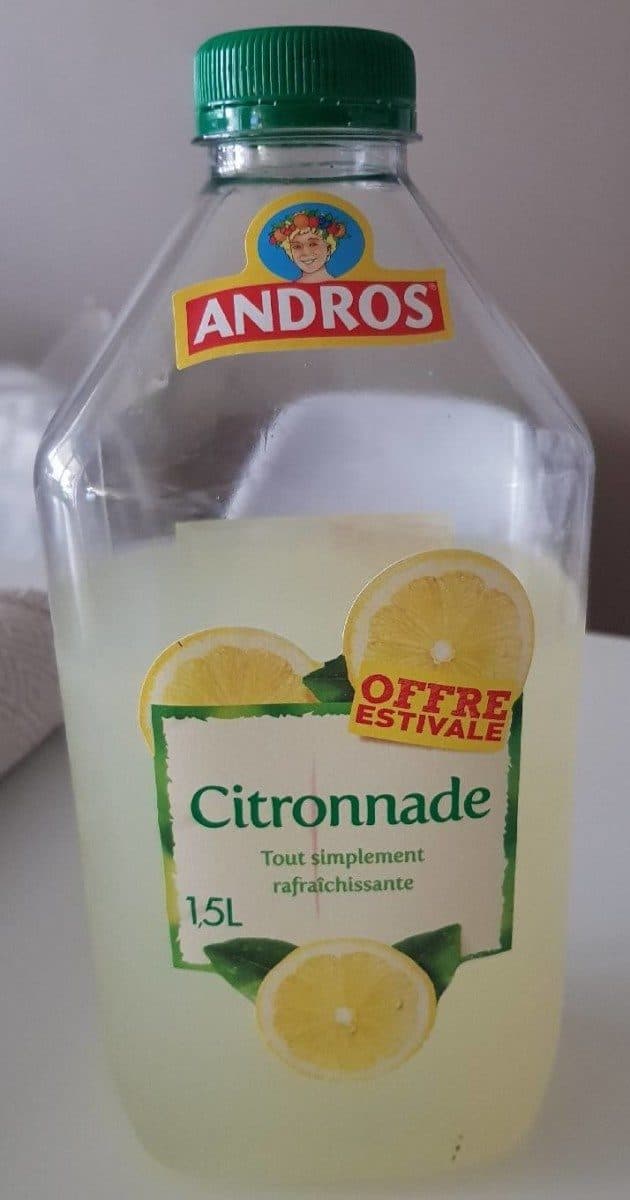 Andros Citronnade packshot