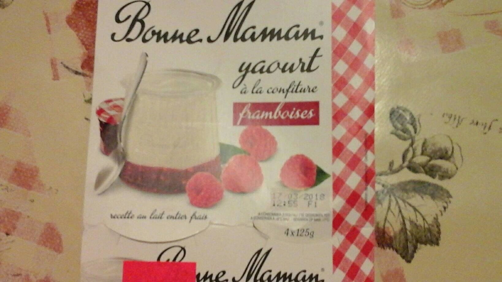 Open Food Facts yaourt à la confiture framboises packshot
