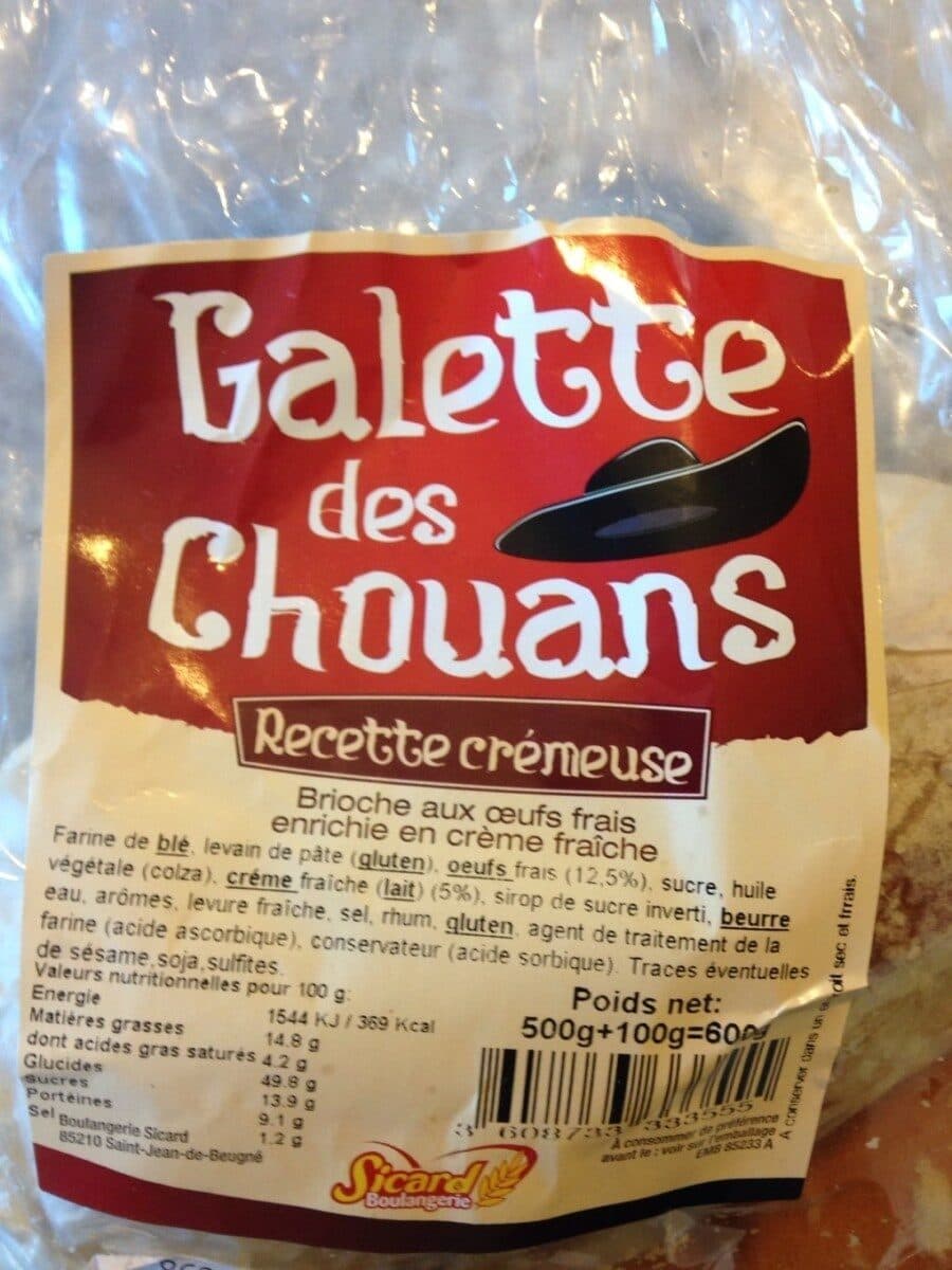 Sicard Galette Des Chouans packshot