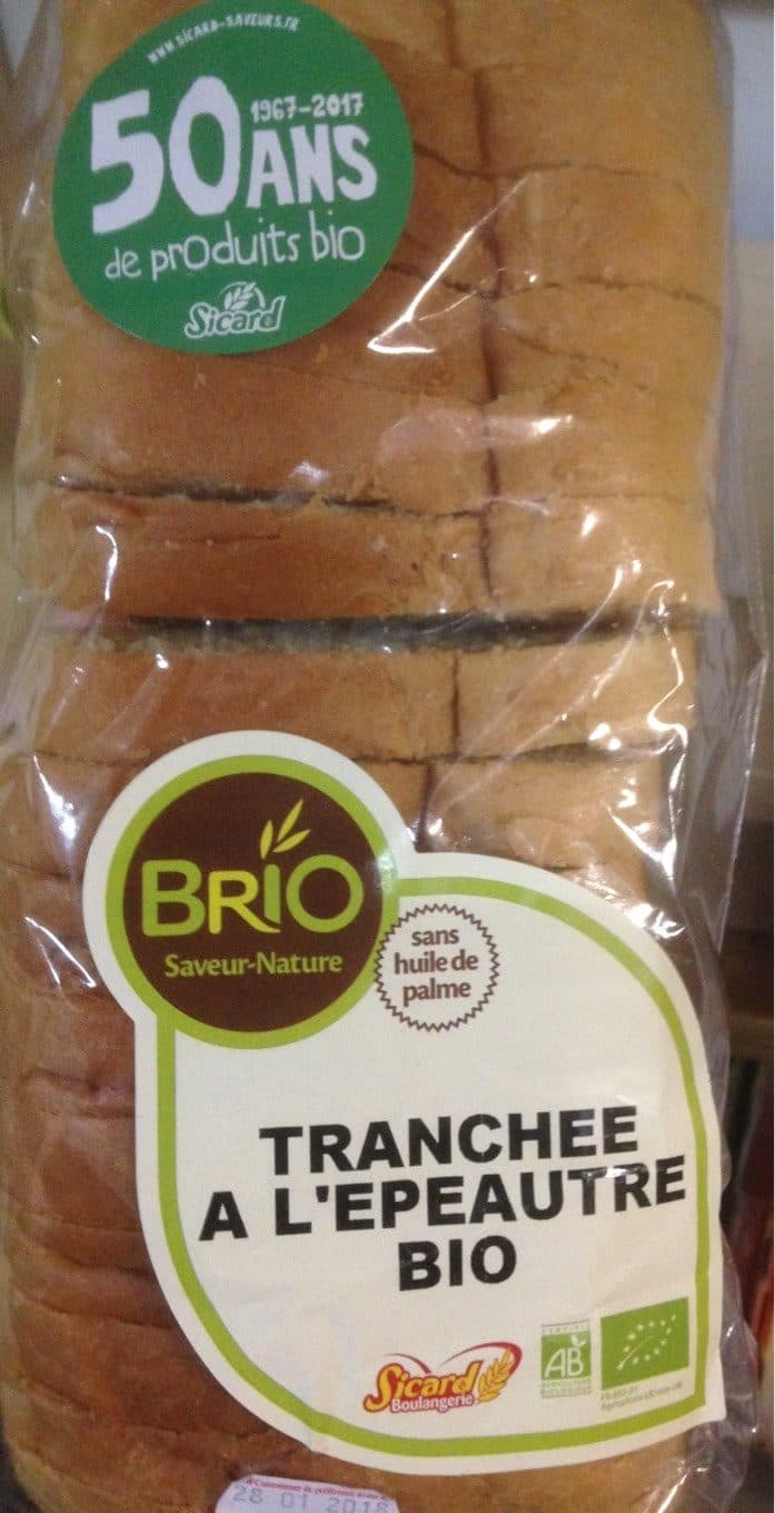 Brioches Sicard Brio Saveur Nature - Tranchée à l'épeautre packshot