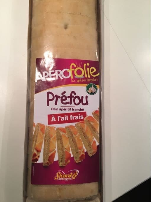 Aperofolie Prefou A L'ail Frais packshot