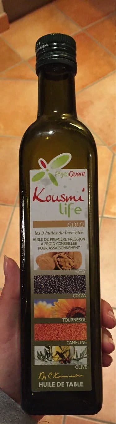 PhytoQuant Huile de table Kousmi Life Gold packshot