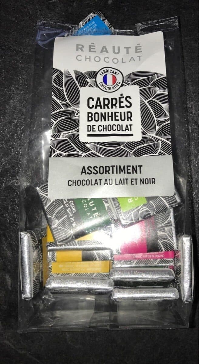Open Food Facts Carrés bonheur de chocolat packshot
