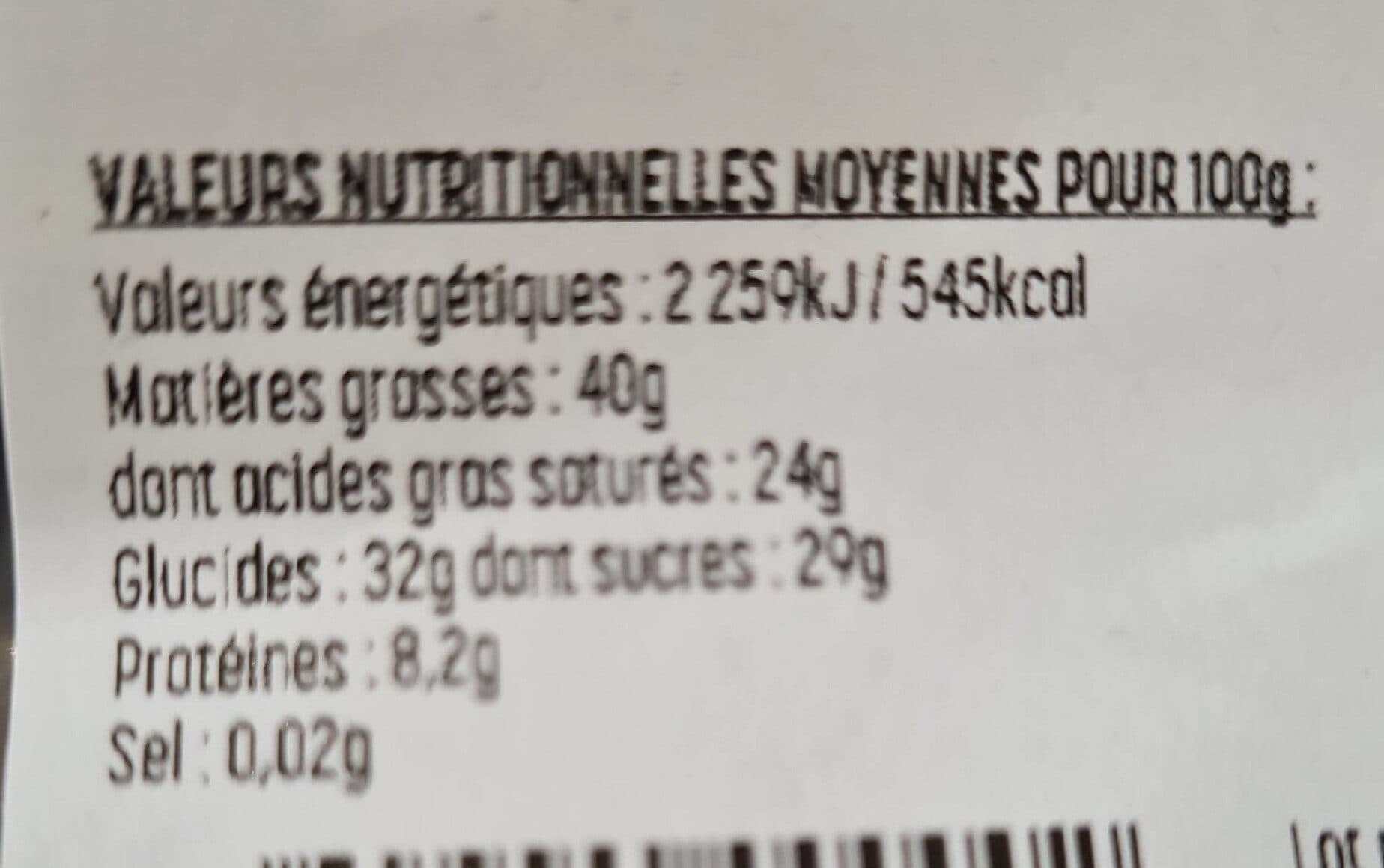 Réauté Carrés bonheur de chocolat packshot