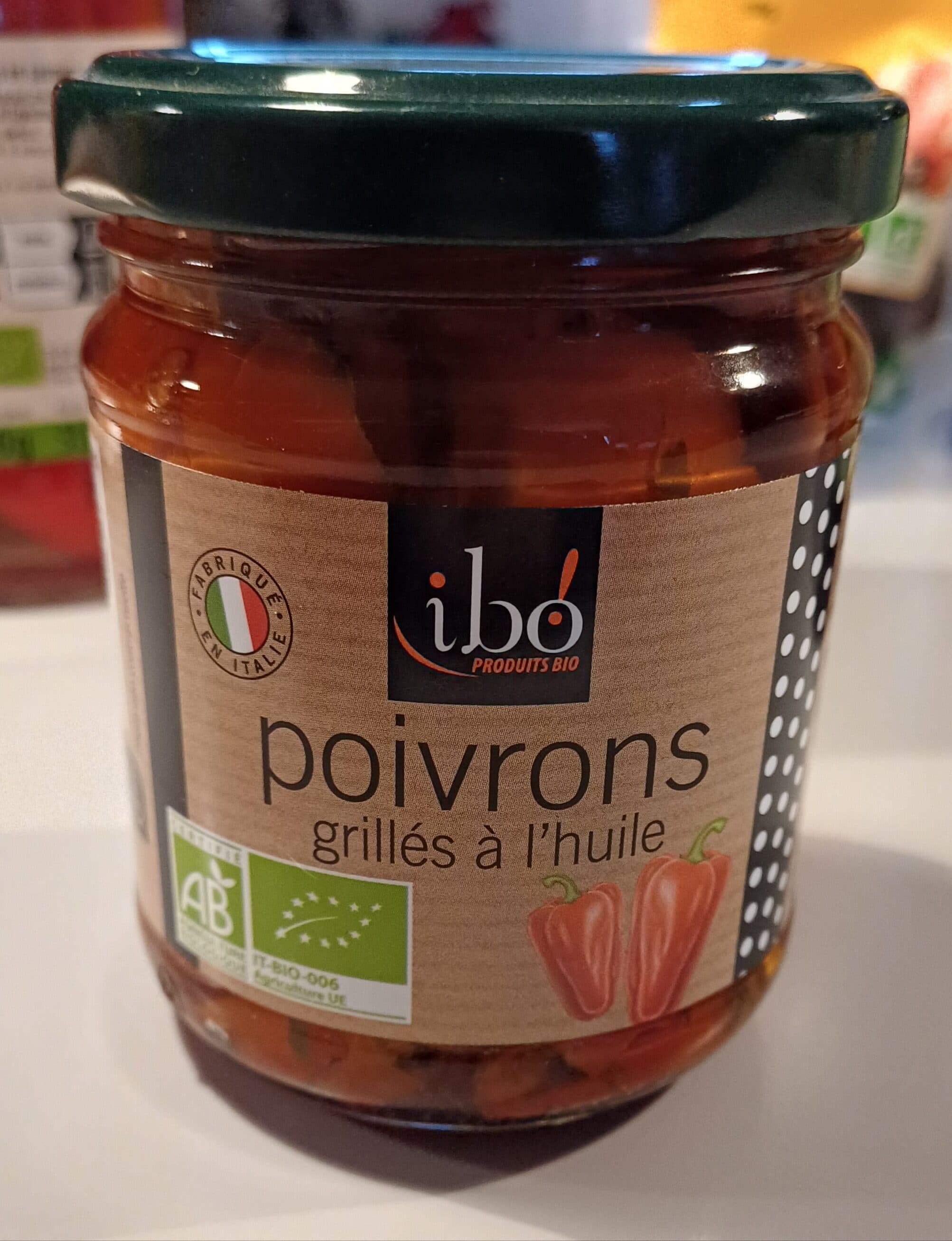 ibo Poivrons grillés à l'huile packshot