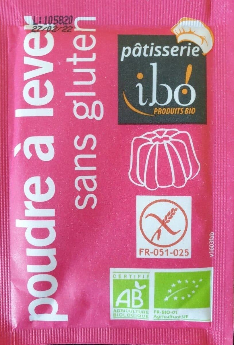 Pâtisserie Ibo Poudre à lever sans gluten packshot