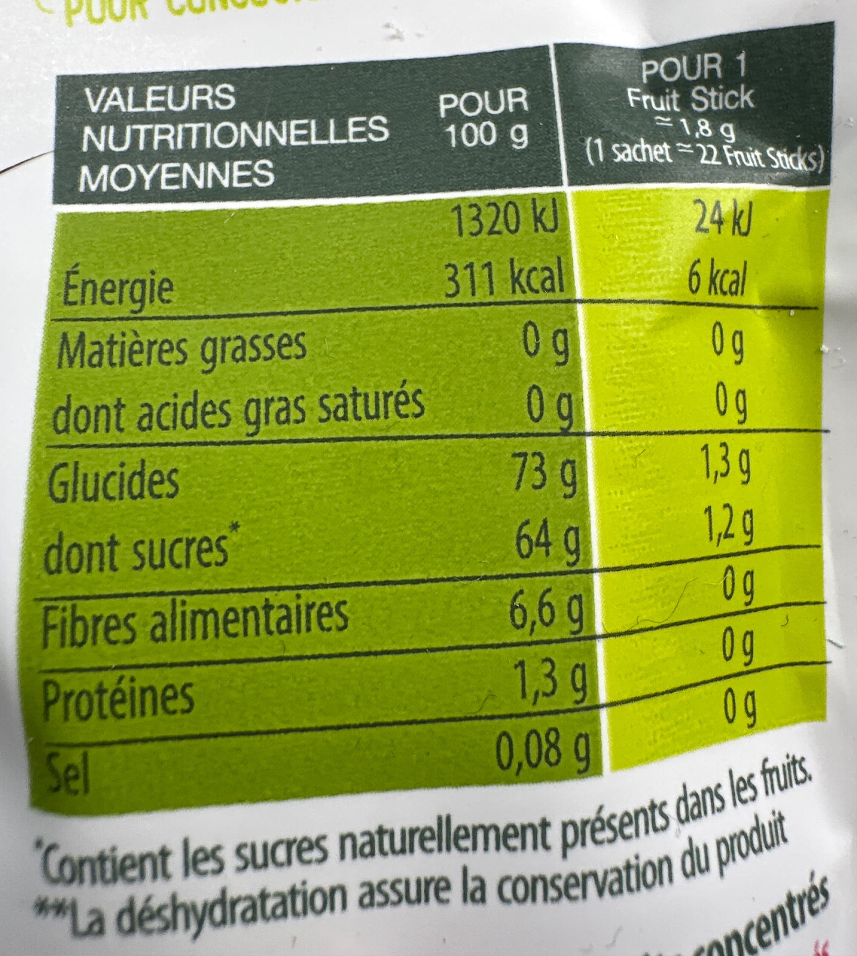 N.A! Nature Addicts Fruit Sticks packshot