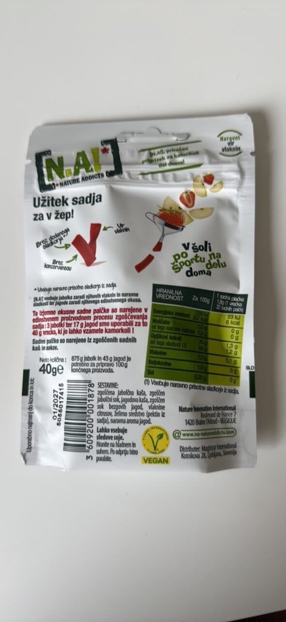 [N.A!] Fruit Sticks Fraise packshot