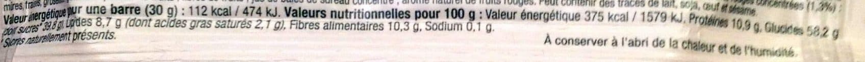N/A Barre Fruits rouges, pommes & amandes packshot