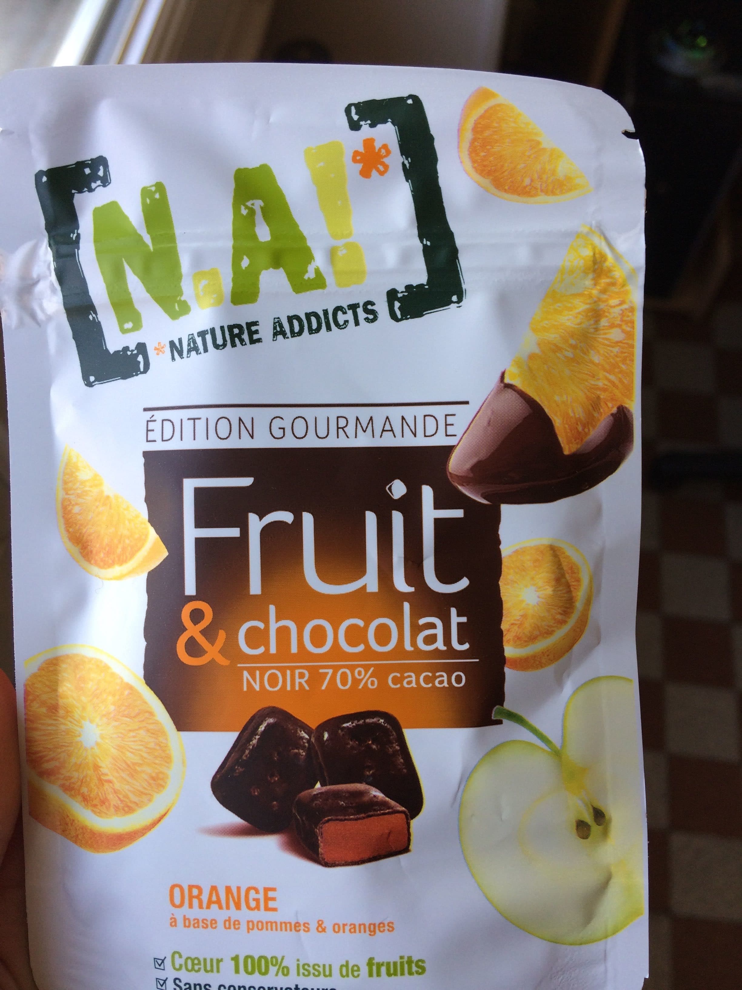 N.A! Nature addicts Fruit et chocolat packshot