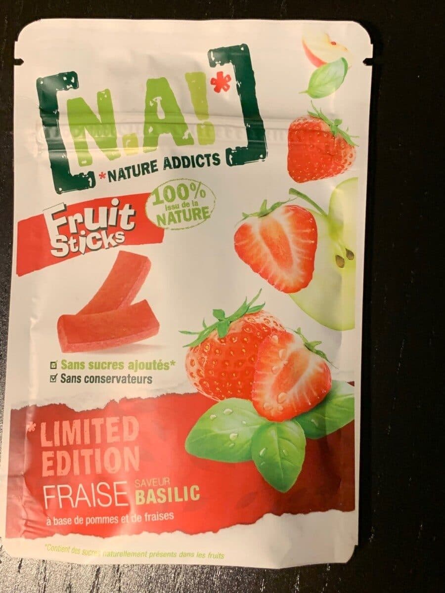 N.A Fruit Stick - Fraise basilic packshot