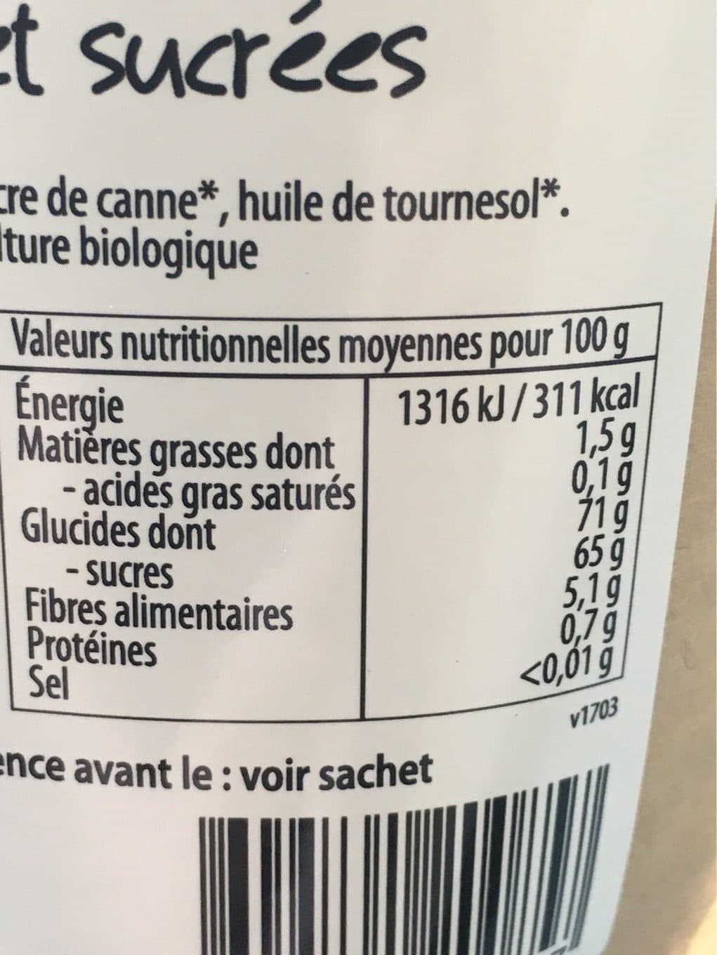 123bio Cranberries séchées packshot