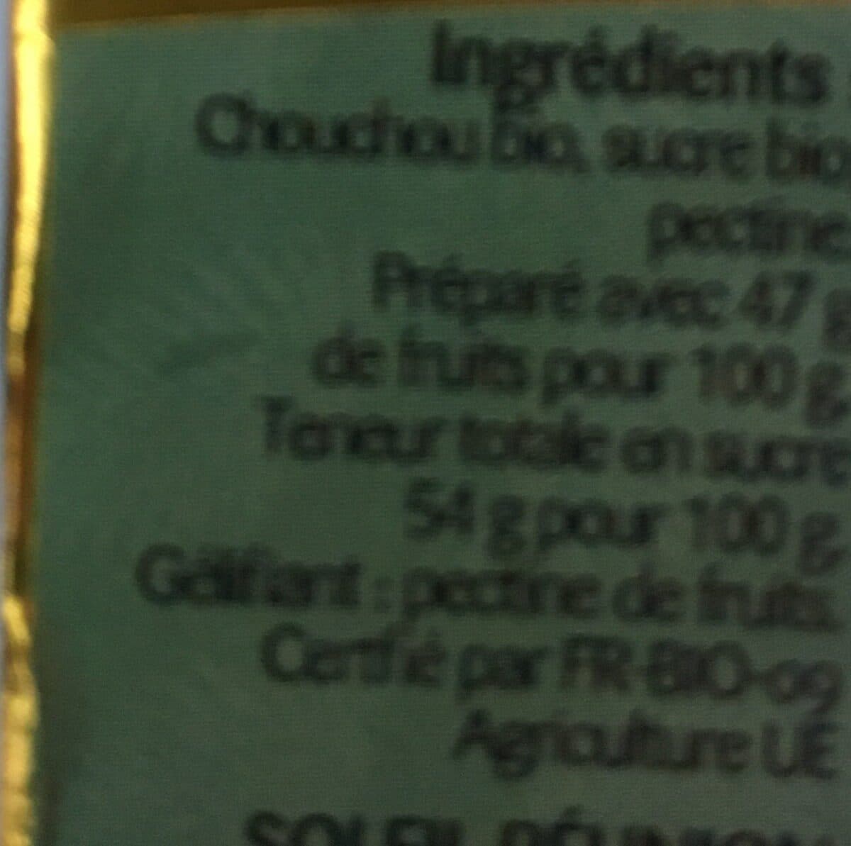 Open Food Facts Confiture chouchou packshot