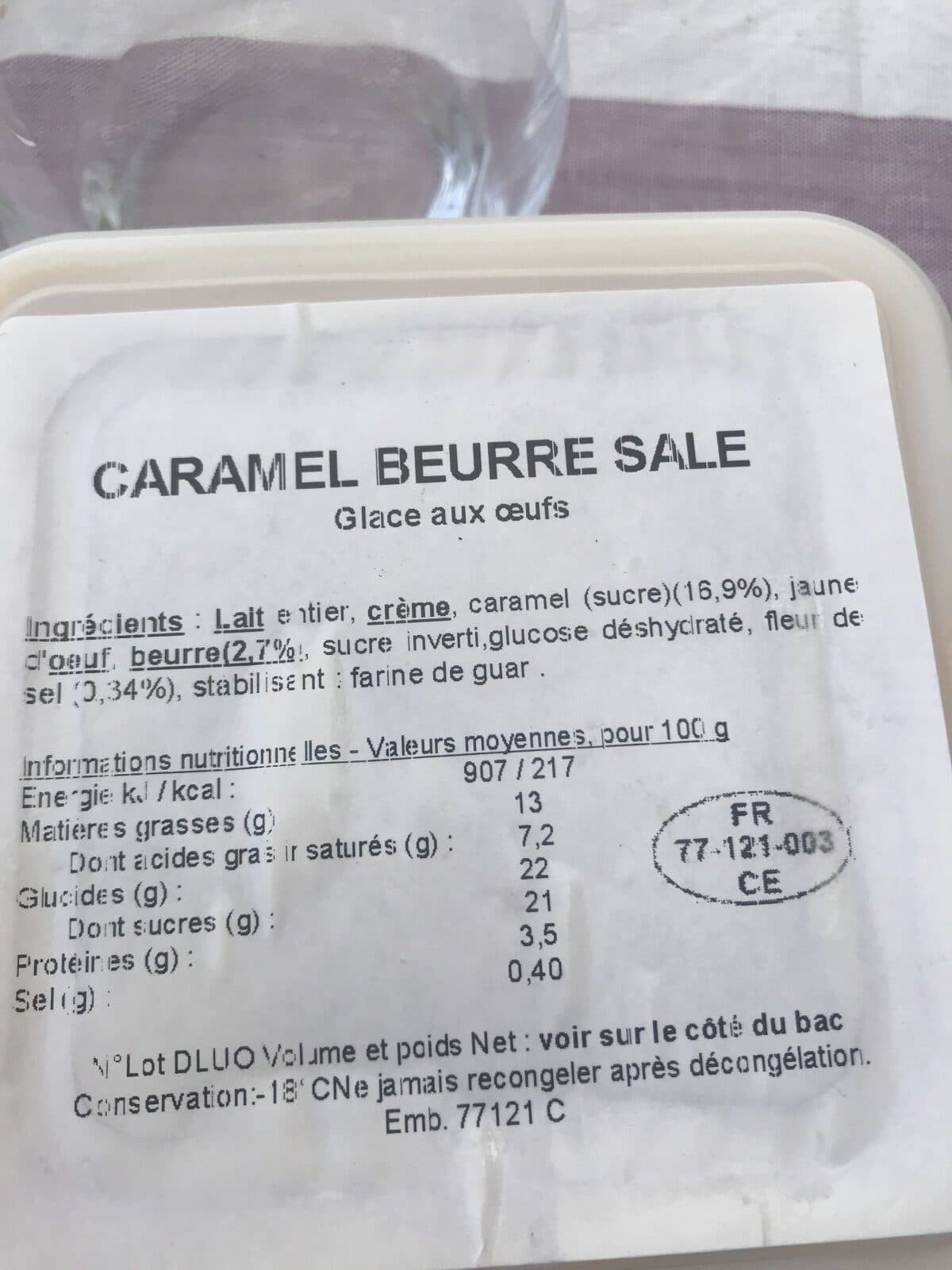Open Food Facts Caramel beurre sale packshot