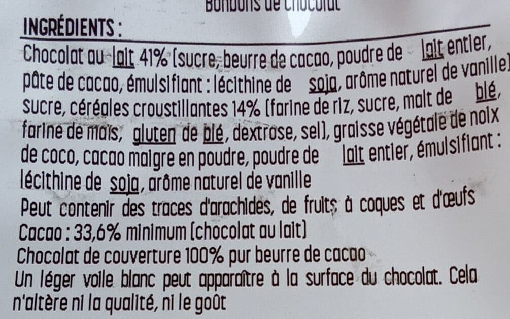 Open Food Facts Carrés crispy packshot