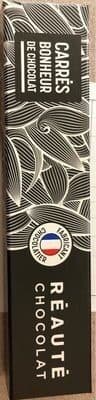 Réauté chocolat Carrés Bonheur de chocolat packshot