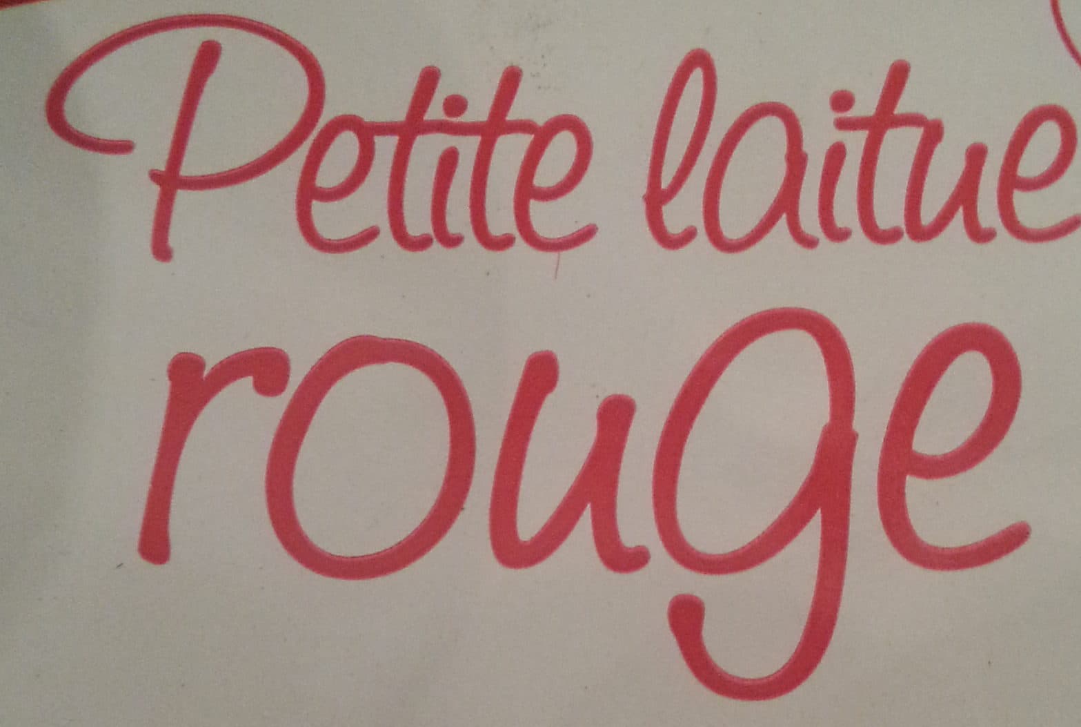 Vert Frais Petite Laitue Rouge packshot