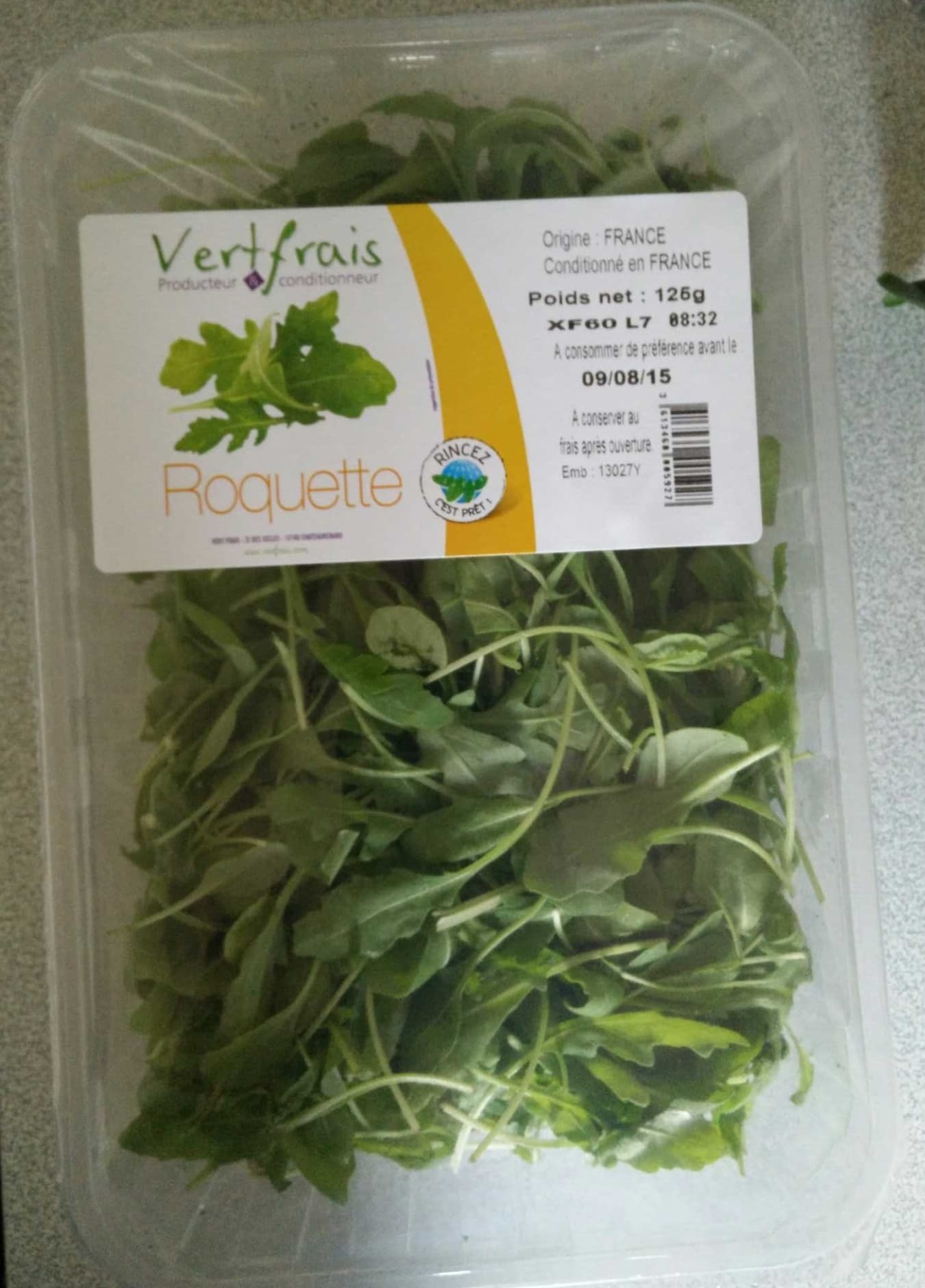 Vertfrais Roquette packshot