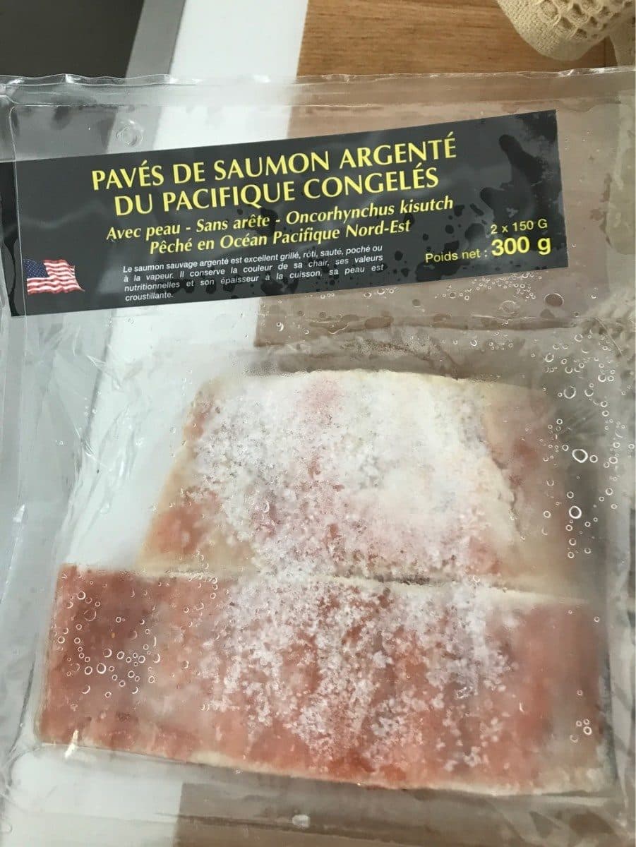 Open Food Facts Paves de saumon argenté du Pacifique packshot