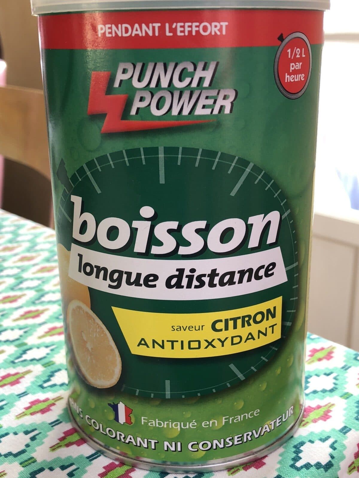 Punch power Boisson Longue Distance Citron - 500 G - Punch Power packshot