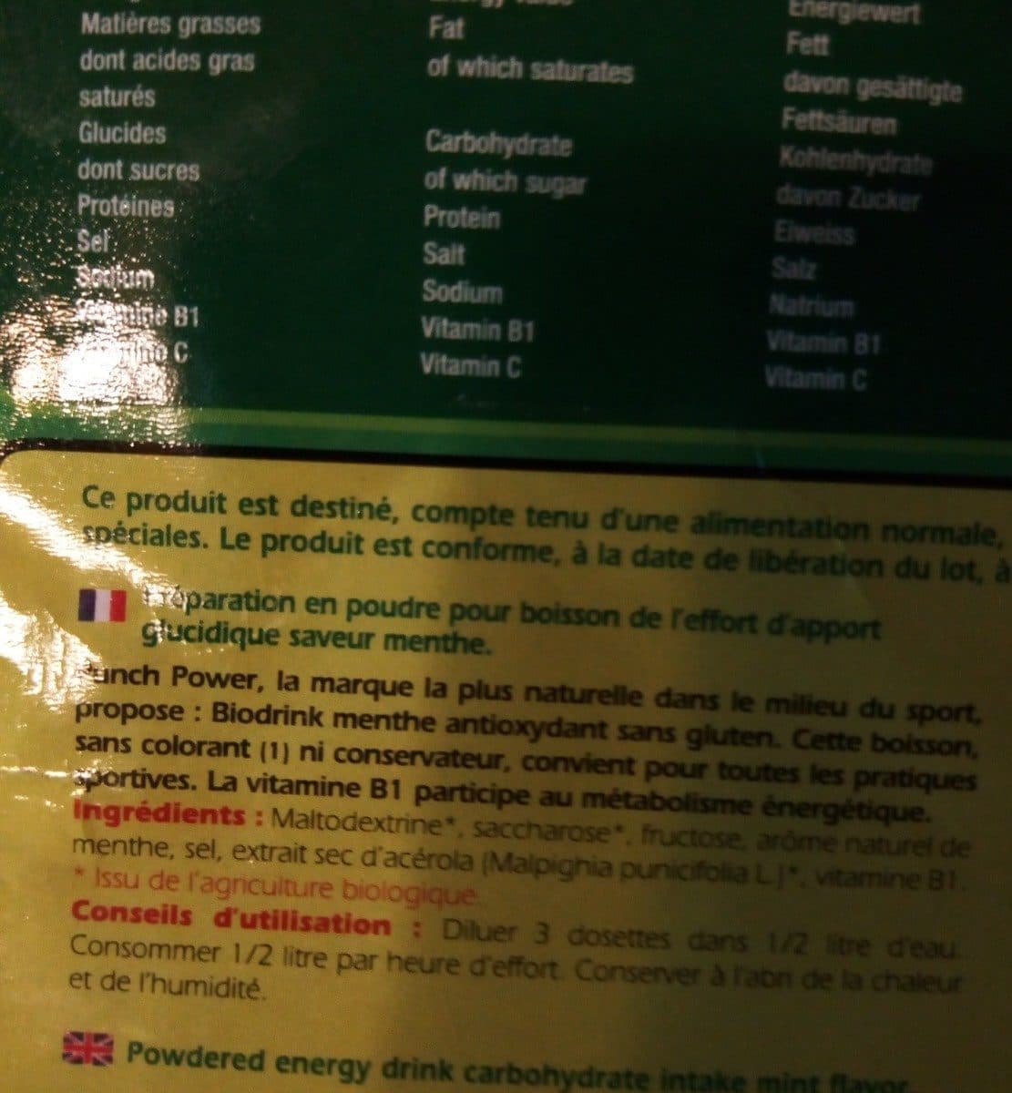 Open Food Facts Biodrink packshot